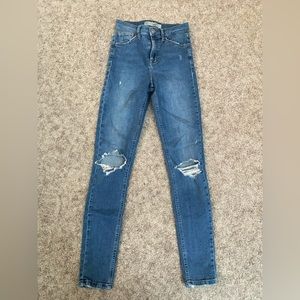 Jamie skinny high waisted blue jeans